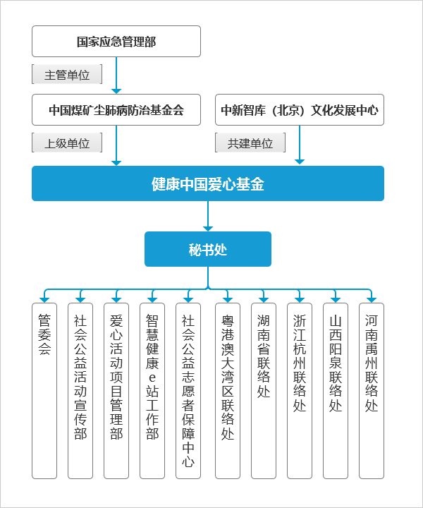 健康中国爱心基金组织架构